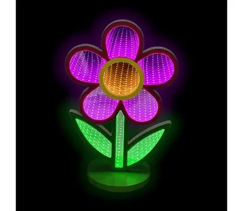 Svietidlá 2Kids Toys - LED Neónová stolná dekorácia LED/5W/USB kvet 2D98126