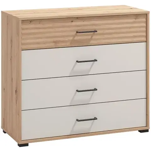 Komody do spálne Komoda Modena 4f Artisan/Kašmír 11013057