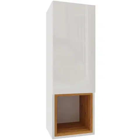 Kancelárske police Závesná skrinka Izumi 3 WH-DC biela mat/lesk/artisan