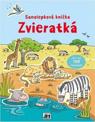 Nalepovačky, vystrihovačky, skladačky Zvieratká: Samolepková knižka