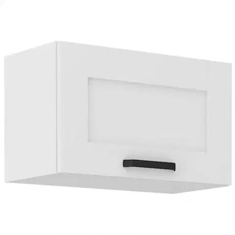 Kuchynské skrinky visiace Kuchynská skrinka LUNA biely mat/biely  60gu-36 1f