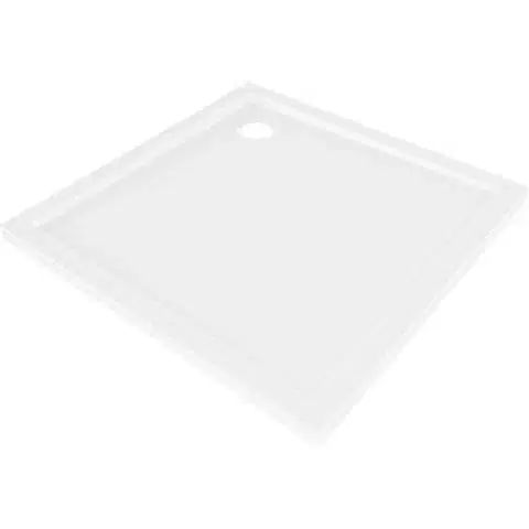 Vane MEXEN - Flow Sprchová vanička štvorcová slim 90 x 90, biela lesk 46S109090