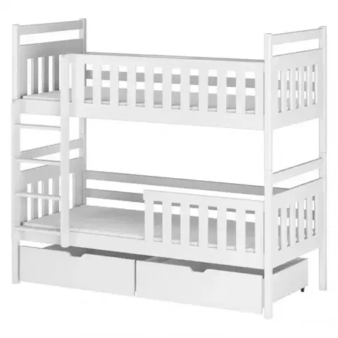Poschodové postele Posteľ Monika 90x200 white