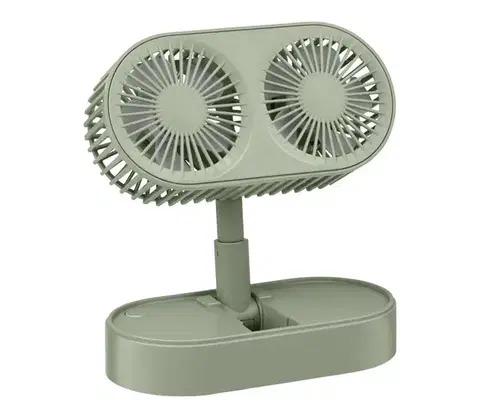 Ventilátory  Nabíjateľný stolový látor 3,7 V, 1200 mAh, zelený 8711252436425
