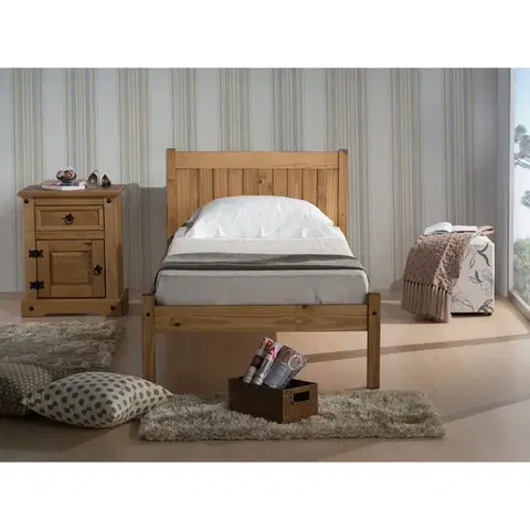 Postele Jednolôžko CORONA RIO 90x200 vosk