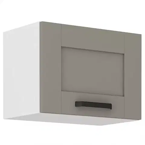 Kuchynské skrinky visiace Kuchynská skrinka Luna claygrey/biela 50GU-36 1F