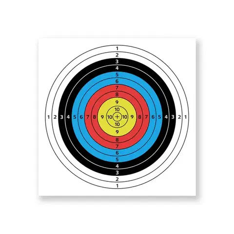 Terče a terčovnice na luky a kuše Terč inSPORTline Darber 40x40cm 10ks