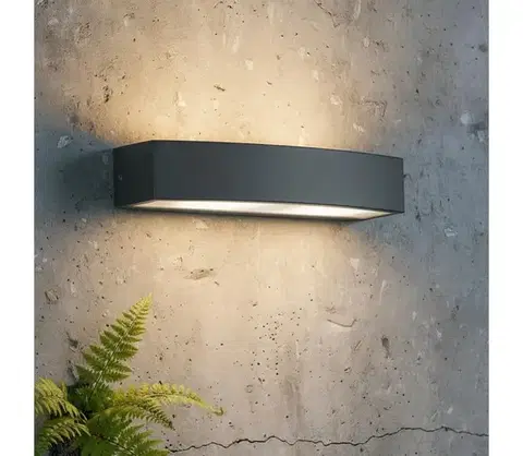 Svietidlá Ideal Lux - Nástenné svietidlo 2xE27/60W/230V čierna