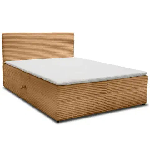 Dvojlôžkové postele Posteľ Calipso V 160x200 Tilia 56 hrdzavá