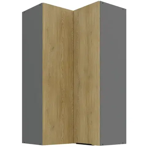 Kuchynské skrinky visiace Kuchynská skrinka Cremona Ant 60x60 Gn-108 2f (90°)
