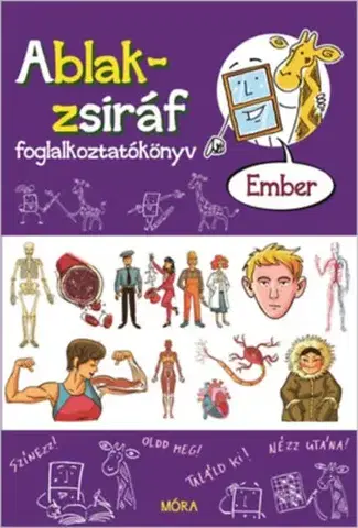 Ľudské telo Ablak-zsiráf foglalkoztatókönyv - Ember