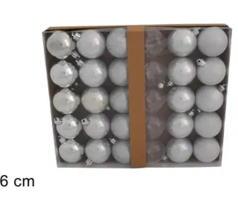Vianočné ozdoby MAKRO - Gule vianočné 6cm 30ks