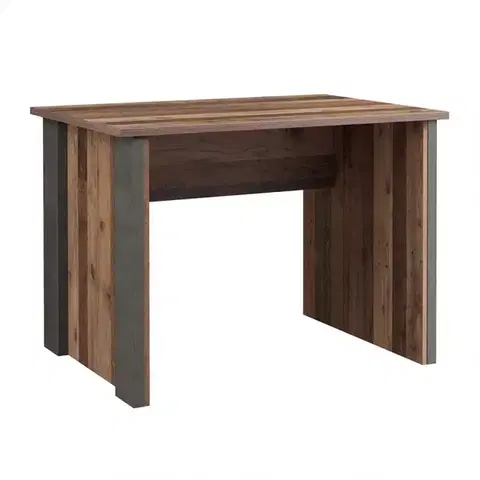 Moderné kancelárske stoly Písací stôl Symmach 103 Old-Wood Vinteage/Betón