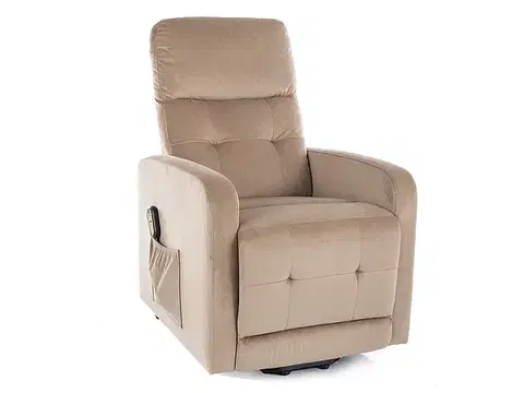 Relaxačné Polohovacie kreslo OTUS II VELVET Signal