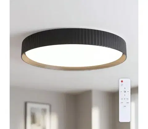 Svietidlá BRILAGI -LED Stmievateľné stropné svietidlo LUCIA LED/60W/230V pr. 59 cm čierna+DO WO800-OEM38-60