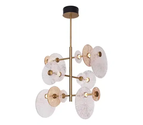 Svietidlá MAXLIGHT P0541 - LED Luster na tyči ALLURE 14xLED/5W/230V pr. 60 cm zlatá P0541