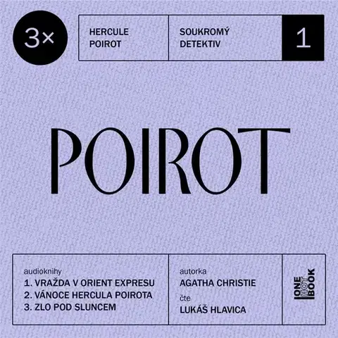Detektívky, trilery, horory OneHotBook 3x Poirot #1