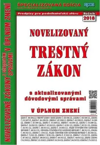 Zákony, zbierky zákonov Novelizovaný trestný zákon 1/2018