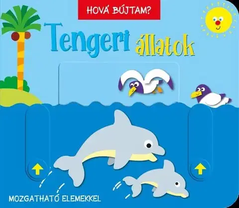Leporelá, krabičky, puzzle knihy Hová bújtam? Tengeri állatok