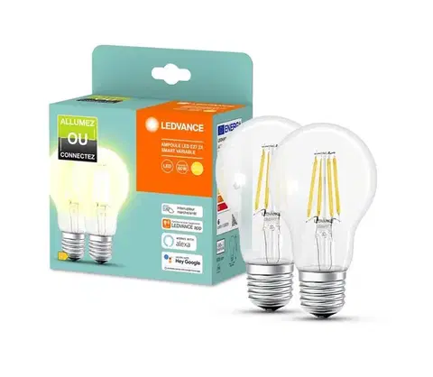 LED osvetlenie SADA 2x LED Stmievateľná žiarovka SMART+ A60 E27/6W/230V 2700K  - Ledvance 4058075625785