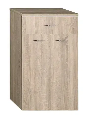 Kúpeľňový nábytok AQUALINE - ZOJA/KERAMIA FRESH skrinka spodná so zásuvkou 50x78x29cm, dub platin 50315