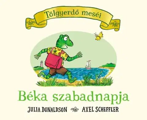Leporelá, krabičky, puzzle knihy Béka szabadnapja - Julia Donaldson