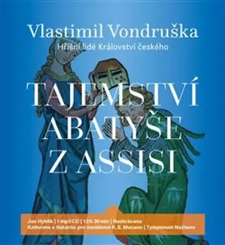 Historické romány Tympanum Tajemství abatyše z Assisi - audiokniha