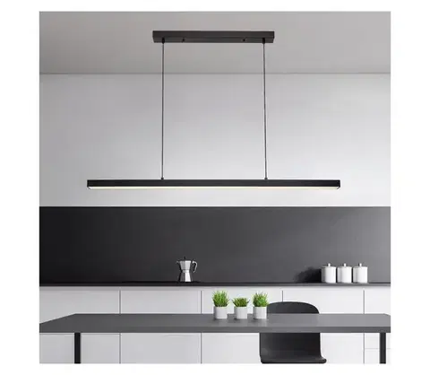 Svietidlá BRILAGI - LED luster na lanku PAXIS LED/30W/230V 120 cm čierny 63020
