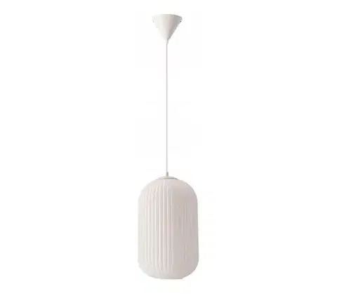 Svietidlá  Luster na lanku CRESTO 1xE27/40W/230V biela 31-35462