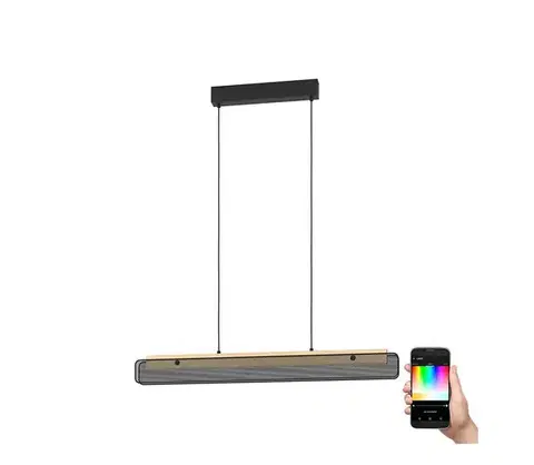 Svietidlá Eglo 900702 - LED RGBW Stmievateľný luster na lanku KOKOMO-Z LED/34W/230V 900702