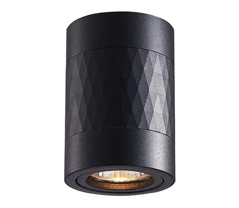Svietidlá  Bodové svietidlo BIMA 1xGU10/25W/230V okrúhly čierna ML7687