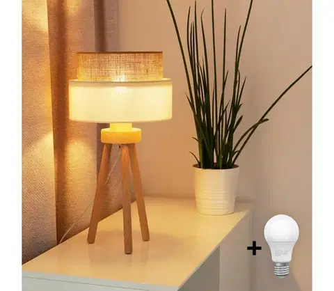 Lampy BRILAGI - LED Stolná lampa BOHO STYLE 1xE27/15W/230V 8590828607687