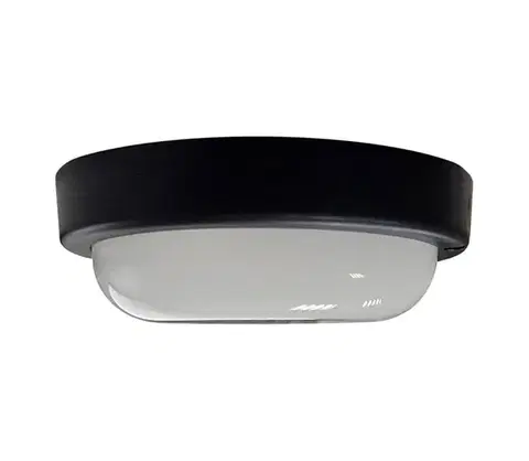 LED osvetlenie  LED Vonkajšie stropné svietidlo LED/15W/230V 4200K pr. 15,5 cm IP64 čierna 008 0001227