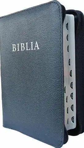 Biblie, biblistika Biblia - cipzáras bőrtokban