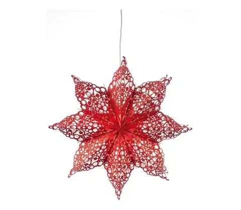 Vianočné dekorácie Markslöjd 702561 - Vianočná dekorácia HALL 1xE14/25W/230V červená 70 cm 702561