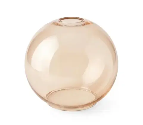 Lampy  Náhradné sklo pre luster POBO pr. 14 cm dymovo-béžové 7338