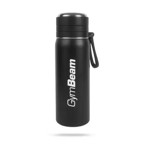 Športové fľaše GymBeam Termoska Steel Black 500 ml