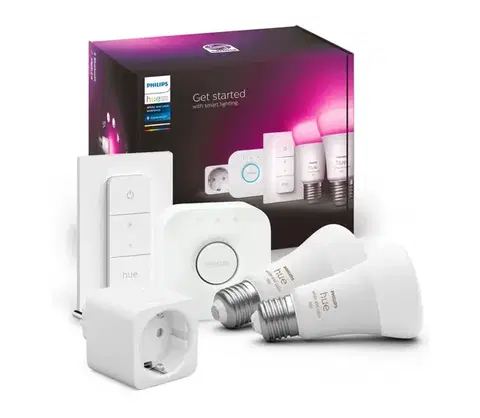 LED osvetlenie Základná sada Philips Hue WHITE AND COLOR AMBIANCE 2xE27/9W/230V 2200-6500K 8719514291416