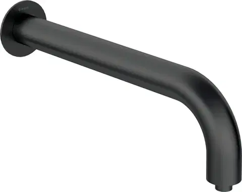 Náhradné diely a príslušenstvo DEANTE - Silia čierna, otočný, laminárny Sprchový výtok, nástenný - 380 mm NQS_N41K