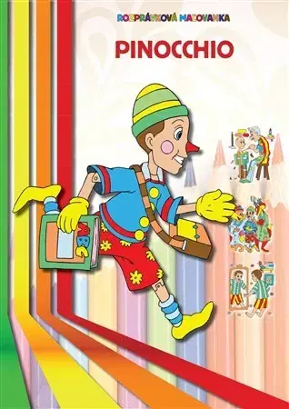 Nalepovačky, vystrihovačky, skladačky Pinocchio