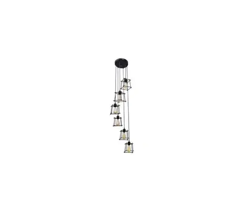 Svietidlá  Luster na lanku RYGA 6xE27/20W/230V 312945
