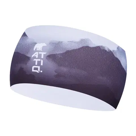 Čelenky Športová čelenka Attiq Lycra Thermo Mountain Grey