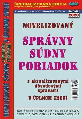Zákony, zbierky zákonov Novelizovaný správny súdny poriadok 8/2020
