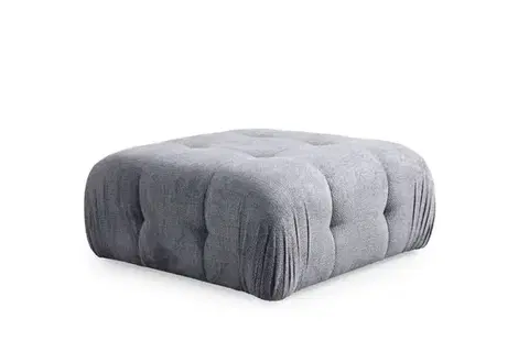 Taburety a podnožky Taburetka Amaris Pouffe - Grey