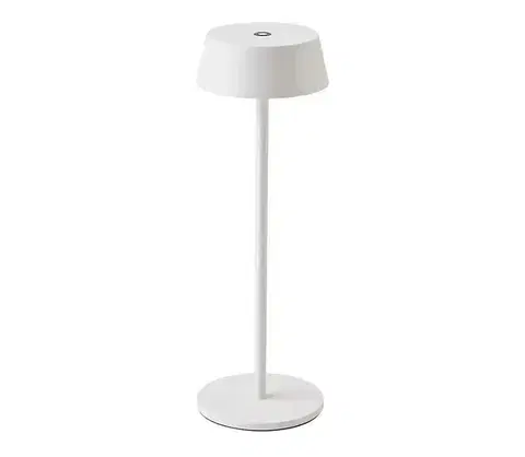 Lampy  LED Vonkajšia stmievateľná dotyková dobíjacia stolná lampa LED/2W/5V IP54 biela 7689