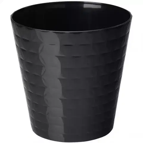 Záhrada Kvetináč Diament Petit 15 cm čierna