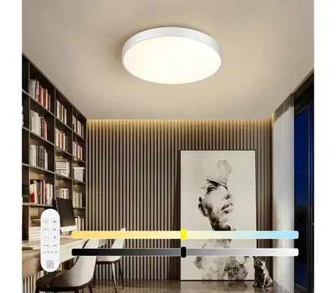 Svietidlá  NEO 07252L -LED Stmievateľné svietidlo SEMPLICI 48W/230V Wi-Fi Tuya bílá+ DO 07252L