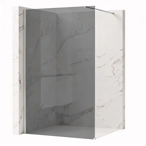 Sprchové dvere REA/S - Sprchová zástena Flexi Grey / Chrome 120 KPL-K99082