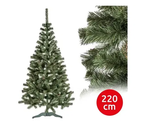 Vianočné dekorácie  Vianočný stromček CONE 220 cm jedľa 5902280050476