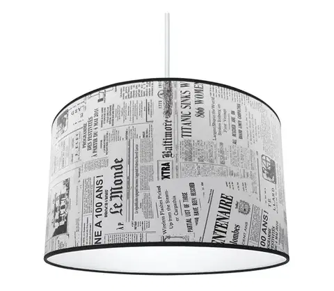 Svietidlá  Luster 1xE27/60W/230V noviny
